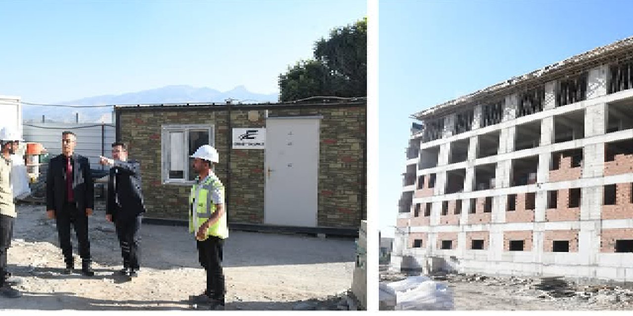 Şırnak’ta 1000 kişilik öğrenci yurdunda çalışmalar sürüyor