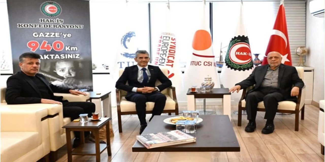 Hizmet-İş Şırnak Şube Başkanı Nevzat Usal’dan Genel Başkan Mahmut Arslan’a Ziyaret