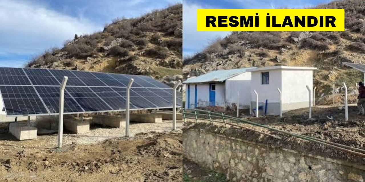 İÇME SUYU GES İYİLEŞTİRME İŞLERİ YAPTIRILACAKTIR