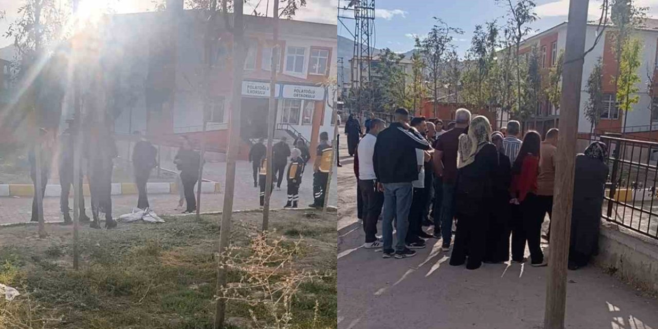 Kız öğrenci okula pompalı tüfekle geldi: Ortalık karıştı