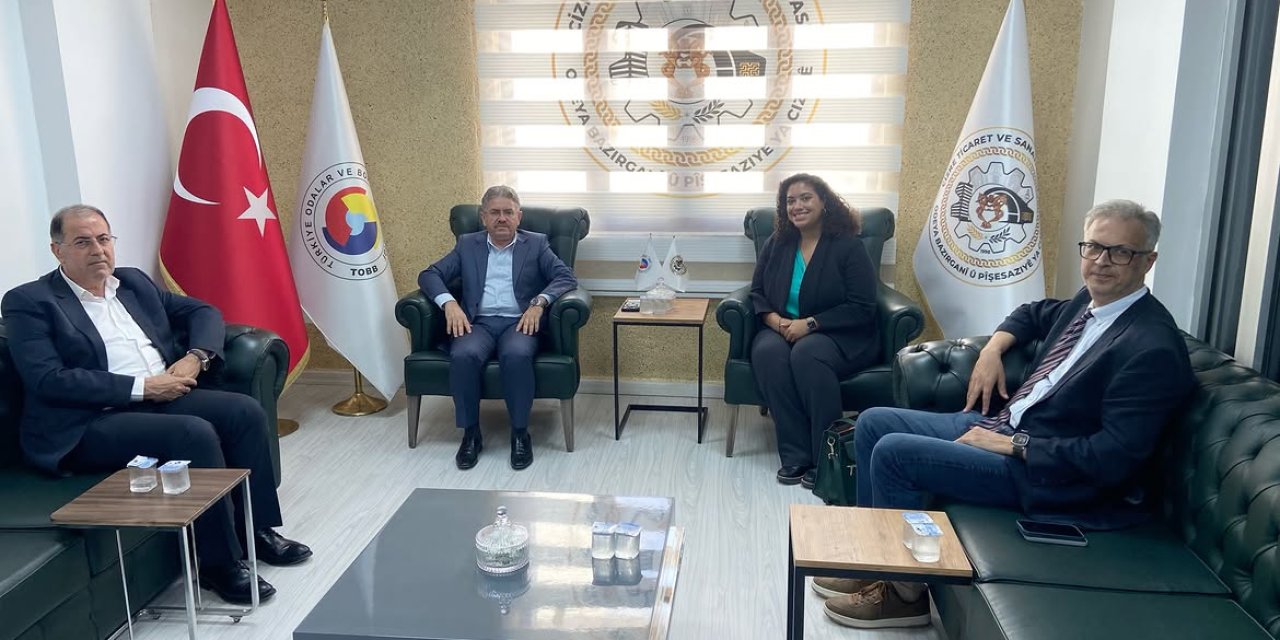 ABD Adana Konsolosluğu yetkilileri Cizre TSO’yu ziyaret etti
