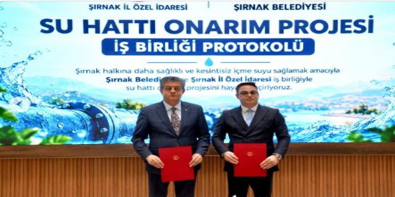 Şırnak Belediyesi ve İl Özel İdaresi Arasında Önemli İşbirliği