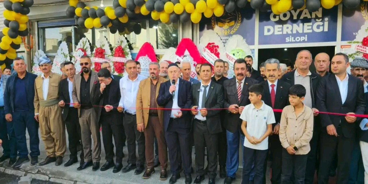 Silopi’de Goyan Derneği’nin açılışı gerçekleştirildi