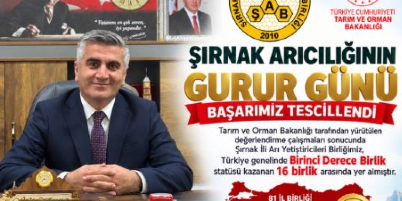 Şırnak Arıcılığı Türkiye Genelinde İlk 16’ya Girdi! Başarı Tescillendi