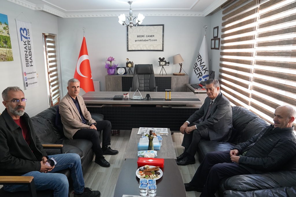 Başkan Mehmet Yarka’dan Şırnak Haber Gazetesi’ne 26. Yıl Ziyareti