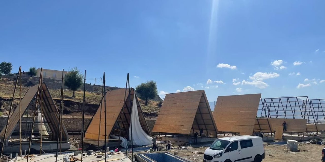 Şırnak’ta 17,4 Milyon TL’lik Bungalov Yatırımı Sona Yaklaştı