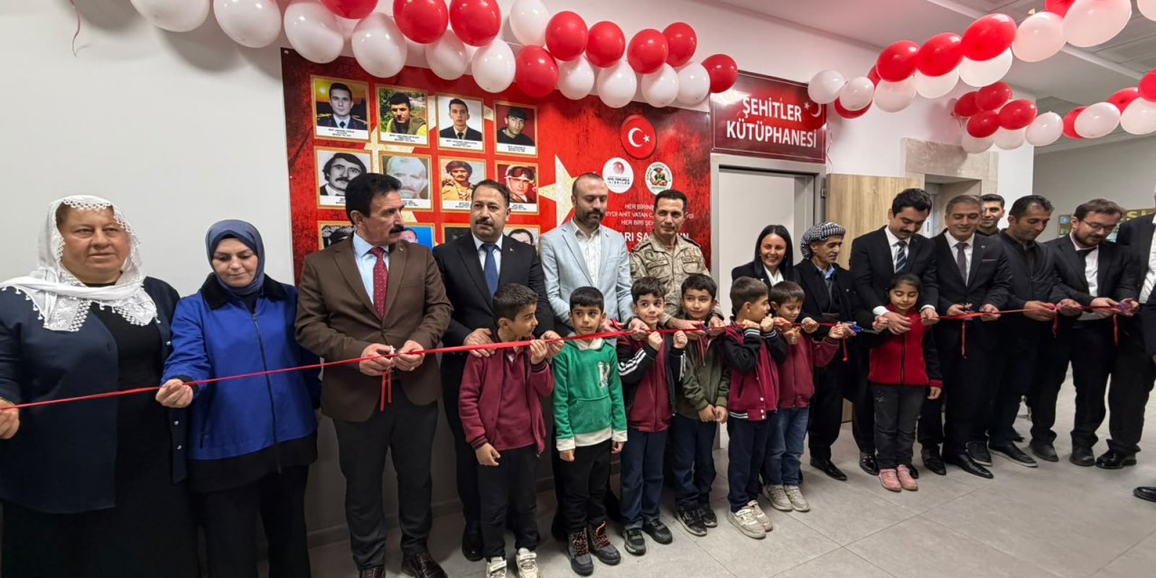 Şırnak’ta 83’üncü Şehitler Kütüphanesi Beytüşşebap’ta Açıldı