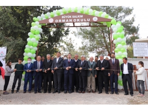 Şanlıurfa'da Büyük Salkım Orman Okulu törenle açıldı