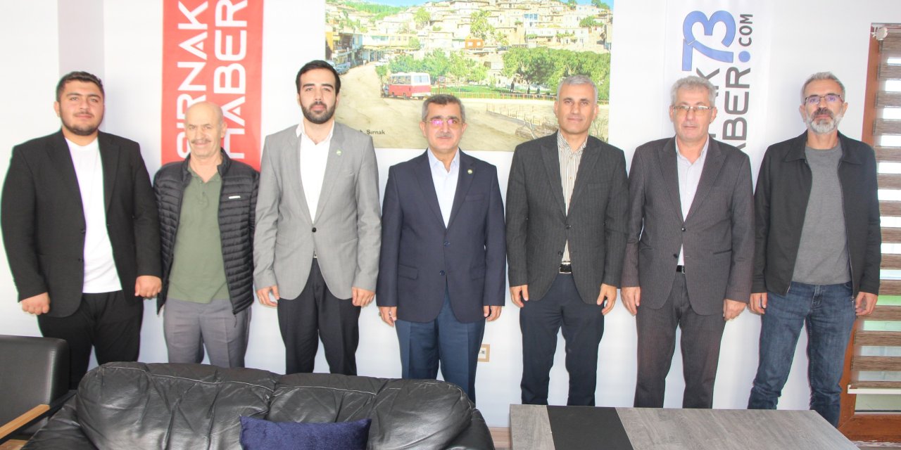 Hüda-Par’dan Şırnak Haber Gazetesi’ne 26. Yıl Ziyareti