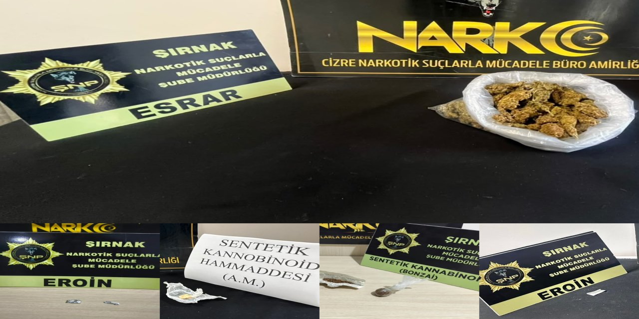 Şırnak’ta 1 haftada 133 Şüpheli Gözaltına alındı