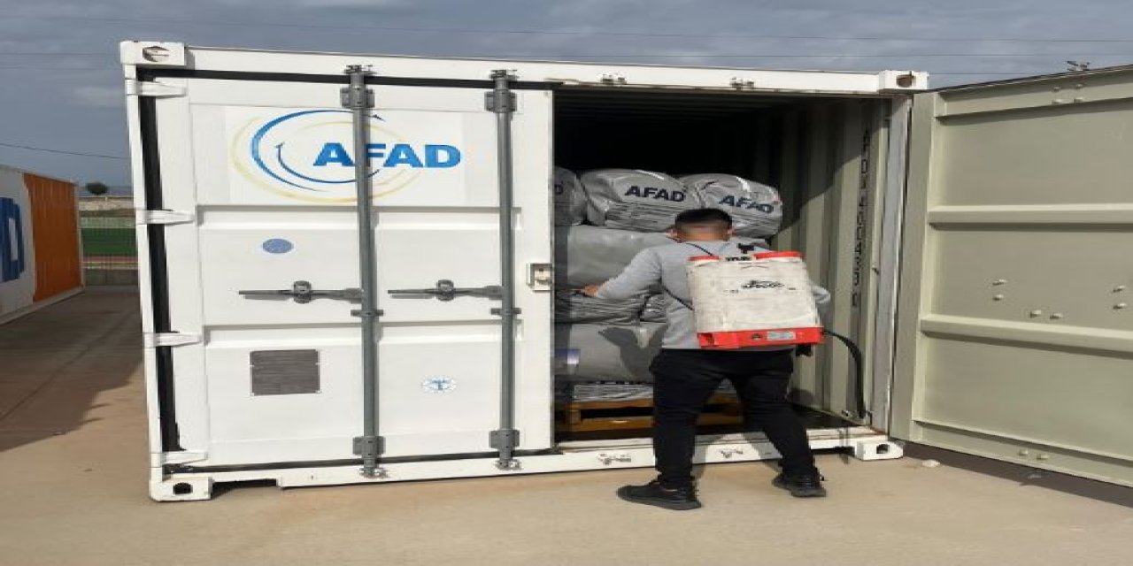 Şırnak AFAD’dan Afetlere Karşı Hazırlık: Çadır Stokları Bakıma Alındı