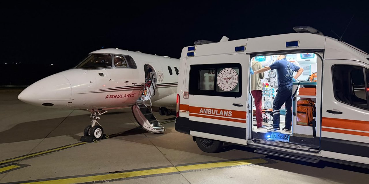 Yenidoğan Bebek Şırnak’tan Ankara’ya  Ambulans Uçakla Sevk Edildi
