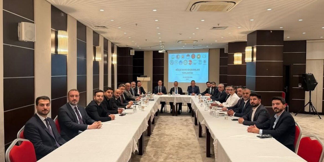 Şırnak Barosu’nun Katılımıyla Dönemin İlk Bölge Baro Başkanları Toplantısı Yapıldı