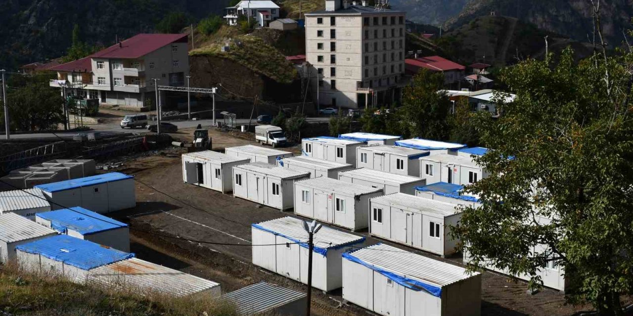 Şırnak'ta Sel Mağdurları İçin Konteyner Kent Kuruldu