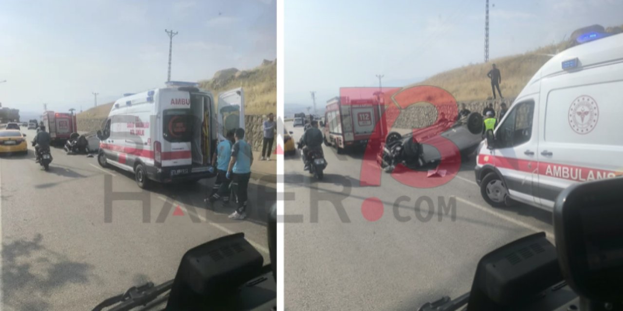 Şırnak’ta otomobil takla attı: 4 yaralı
