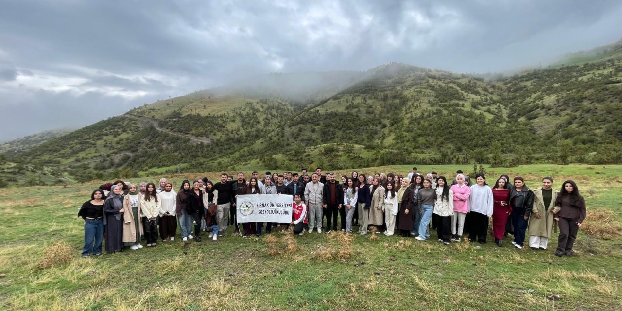 Şırnak Üniversitesi Sosyoloji Kulübünden Beytüşşebap’a Anlamlı Kültür ve Doğa Gezisi