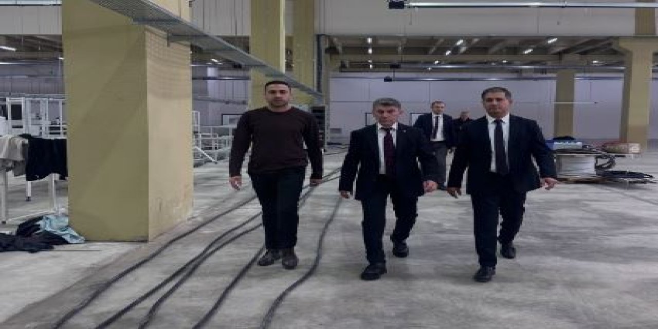 Şırnak OSB’de Üretim İçin Geri Sayım: Yatırımcı Firmaya Destek Ziyareti