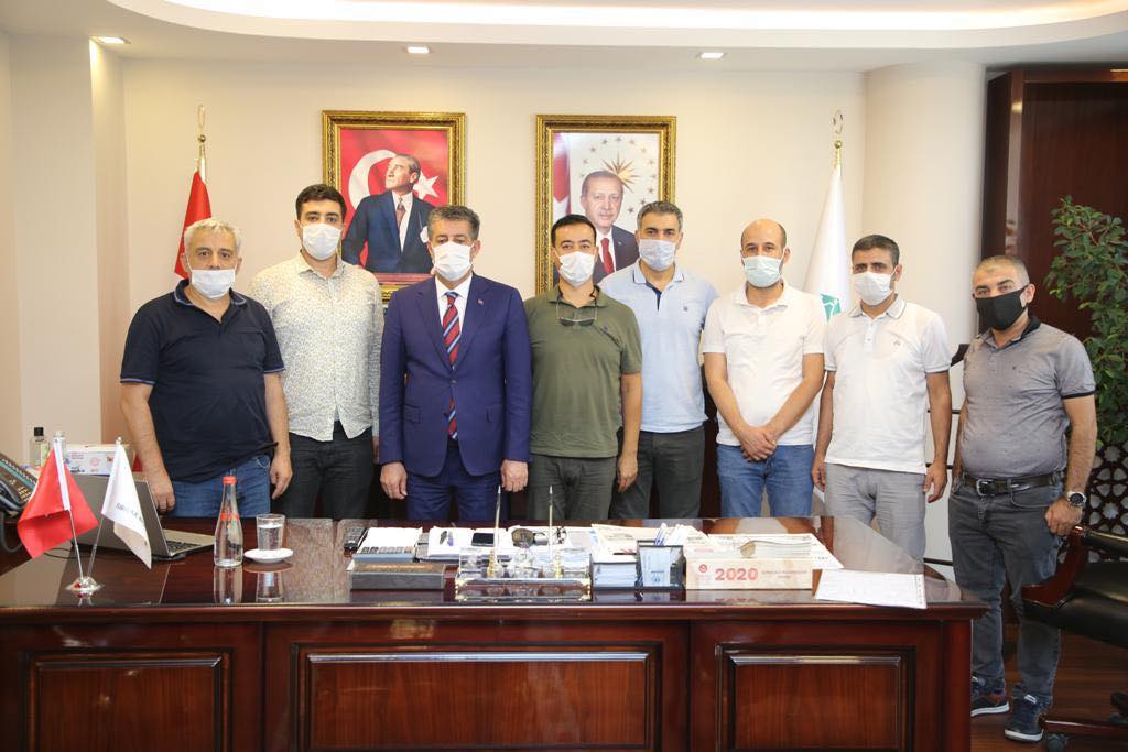 YAPI DENETİM FİRMALARININ TEMSİLCİLERİ BELEDİYE BAŞKANI YARKA’YI ZİYARET ETTİ