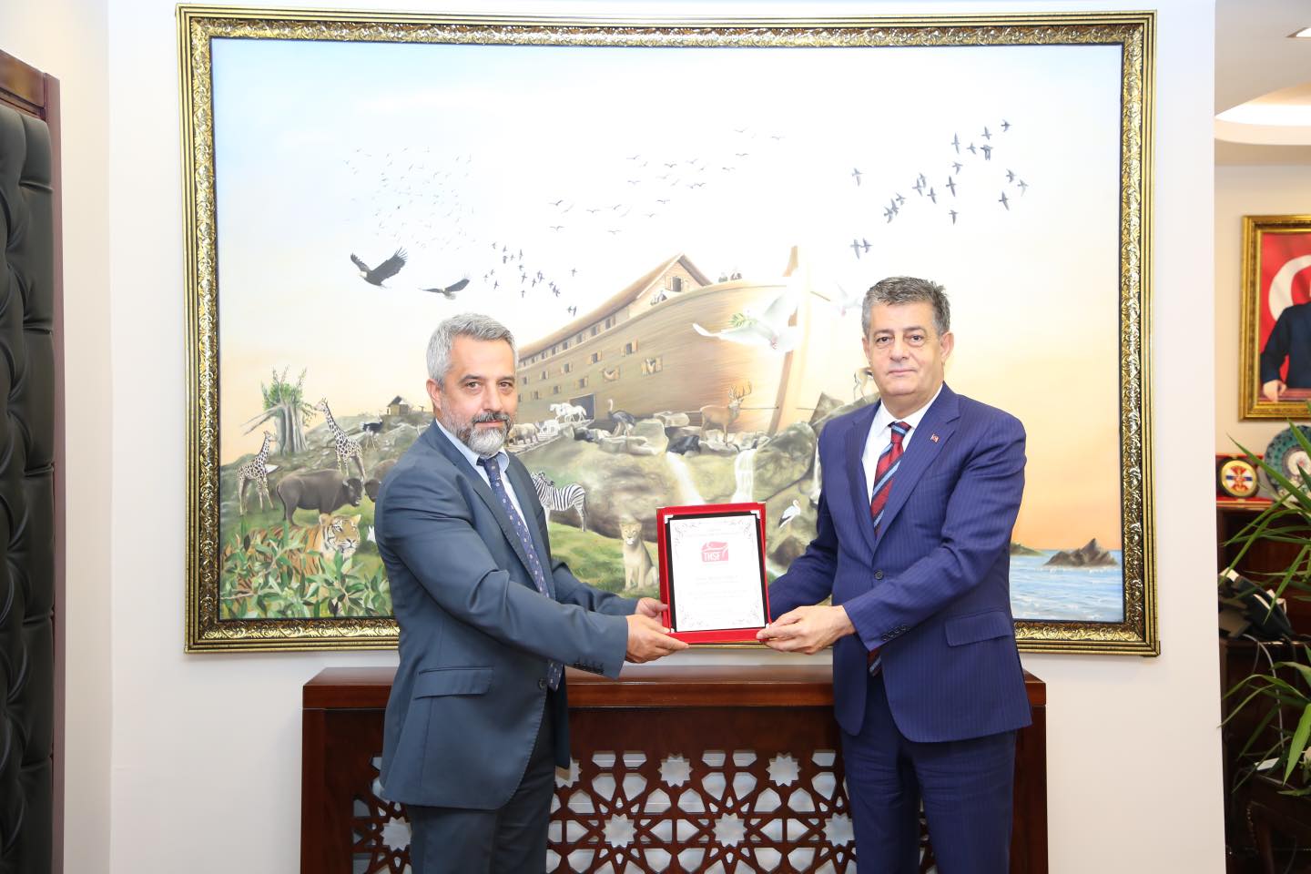 TÜRKİYE HAVA SPORLARI FEDERASYONU HEYETİ BELEDİYE BAŞKANI YARKA’YI ZİYARET ETTİ