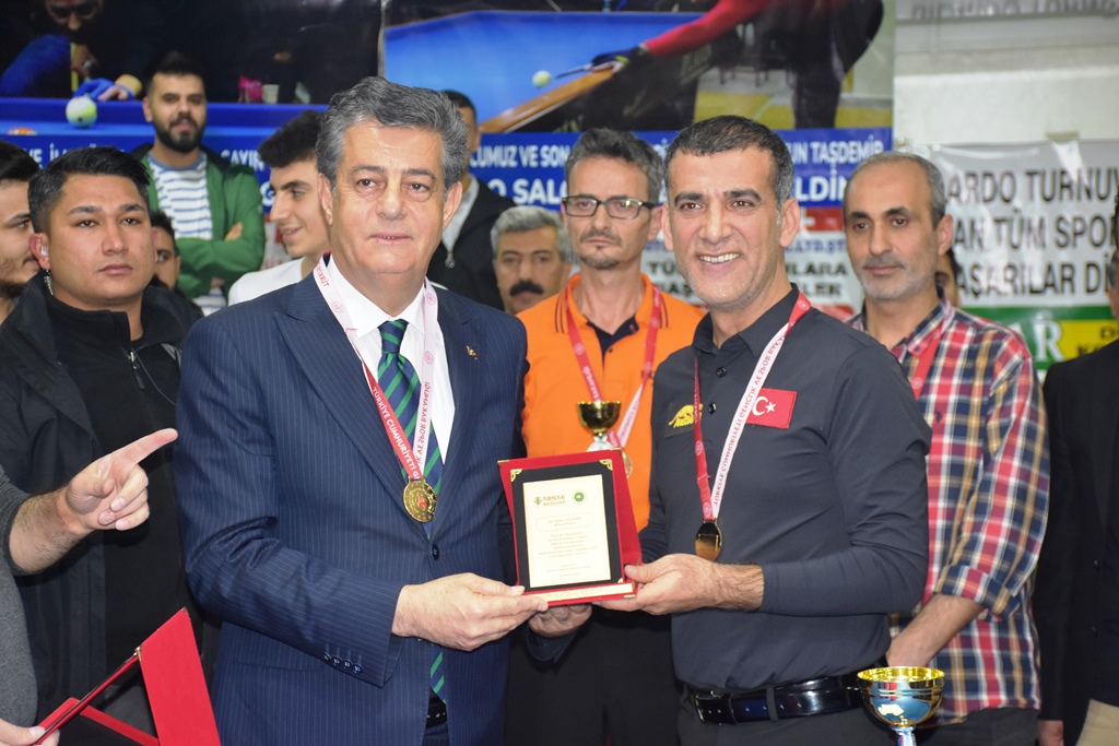 Şırnak’ta Bölgesel Bilardo Turnuvası sona erdi