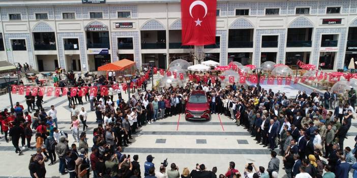 Şırnak'ta TOGG Aracına İlgi Dronla Görüntülendi