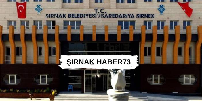 Şırnak Belediyesi'nden Vatandaşlara Yeni Hizmet!