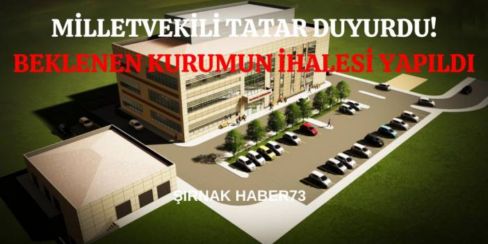 Milletvekili Arslan Tatar Müjdeyi Verdi! O Kurumun İhalesi Yapıldı