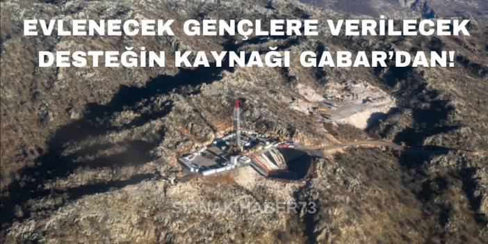 Gabar Dağı Petrolü'nün desteği ile gençlere 150 bin lira destek verilecek