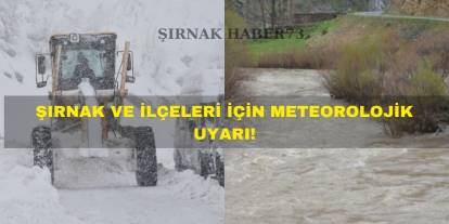 Meteoroloji kar yağışı beklediği Şırnak dahil 7 kenti uyardı! O saatlere dikkat edin