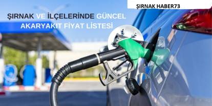 Motorine indirim geldi! İşte Şırnak ve ilçeleri güncel fiyat listesi