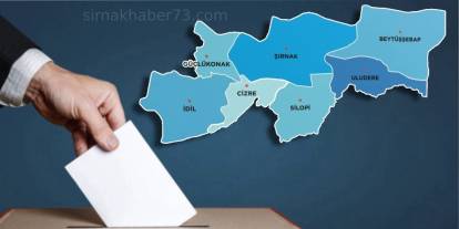 Şırnak'ta Yapılan Seçimde 4 Başkan Güven Tazeledi!