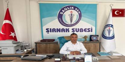 Sağlık-Sen Şırnak Şube Başkanı Anmal, Sağlık Bakanlığı 2025 yılı bütçesi görüşmelerini değerlendirdi