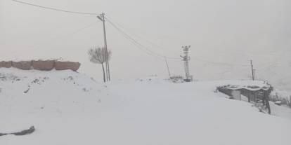 Kar yağışı nedeniyle 100’ün üzerinde yerleşim yolu ulaşıma kapandı