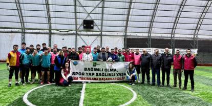 Şırnak’ta “Bağımlı Olma, Spor Yap, Sağlıklı Yaşa” Temalı Futbol Turnuvası Nefes Kesti!