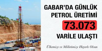 Gabar’da Rekor Kırılıyor! Petrol Üretiminde Büyük Artış