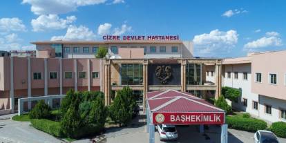 Cizre Devlet Hastanesinde bir yılda 887 bin kişi muayene oldu