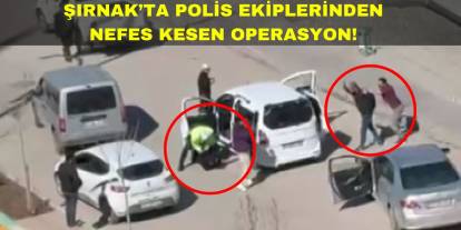 Şırnak'a Cinayet İşlemeye Gelen 2 Kişi Polis Ekiplerinin Kovalamacası Sonucu Yakalandı!