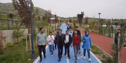 Şırnak Millet Bahçesindeki Çalışmalar İncelendi