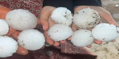 Şanlıurfa Valiliği'nden dolu yağışı açıklaması