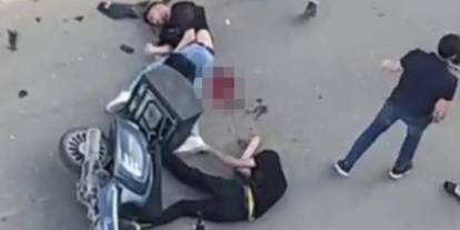 Siirt'te motosiklet kazasında 2'si ağır 3 kişi yaralandı