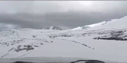 Şırnak’ta Mayıs’ta Kar Sürprizi