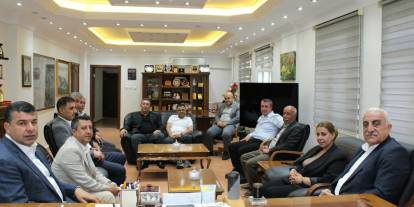 DEM Parti Şırnak İl Örgütünden Sanayi Ticaret Odasına Ziyaret