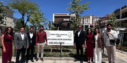 Şırnak Güzel Sanatlar Lisesi’nden Yıl Sonu Sergisi