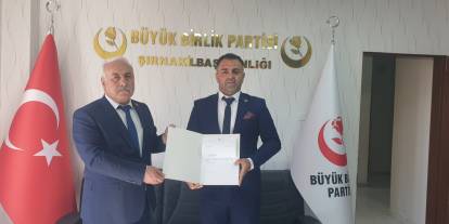 Şırnak’ta BBP İlçe Başkanı Değişti