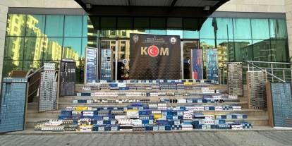 19 bin 800 paket kaçak sigara ele geçirildi