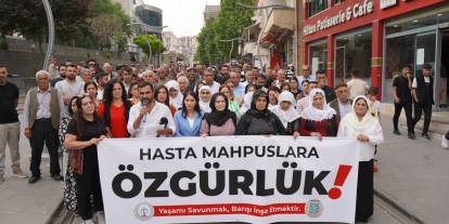 Şırnak’ta Hasta Tutuklular İçin Basın Açıklaması Yapıldı