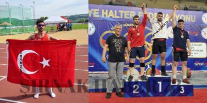 Şırnaklı Sporculardan Halter ve Para Atletizmde 2 Altın Madalya