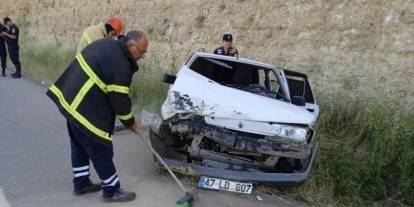 Mardin'de iki otomobilin çarpıştığı kazada 3'ü çocuk 8 kişi yaralandı