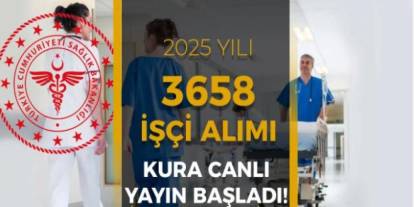 Sağlık Bakanlığı İşçi Alımı Kura Çekimi- Canlı İzle