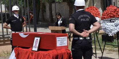 Şırnak'ta hayatını kaybeden bekçi için tören düzenlendi